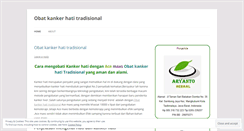 Desktop Screenshot of obatkankerhatitradisional08.wordpress.com