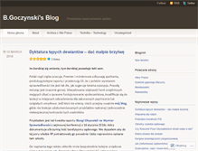 Tablet Screenshot of bgoczynski.wordpress.com