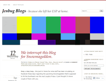 Tablet Screenshot of jenbugblogs.wordpress.com