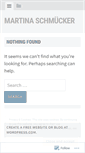 Mobile Screenshot of martinaschmuecker.wordpress.com