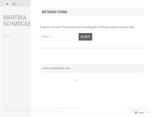 Tablet Screenshot of martinaschmuecker.wordpress.com