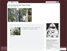 Tablet Screenshot of juliefromthetreefort.wordpress.com