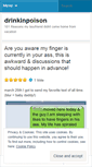 Mobile Screenshot of drinkinpoison.wordpress.com