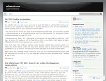 Tablet Screenshot of mbaunivers.wordpress.com