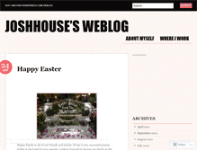 Tablet Screenshot of joshhouse.wordpress.com