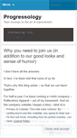 Mobile Screenshot of progressology.wordpress.com
