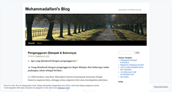 Desktop Screenshot of muhammadalfani.wordpress.com