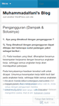 Mobile Screenshot of muhammadalfani.wordpress.com