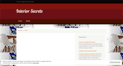 Desktop Screenshot of interiorsecrets.wordpress.com