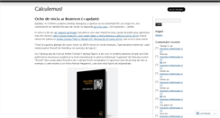 Desktop Screenshot of calculemus.wordpress.com