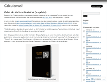 Tablet Screenshot of calculemus.wordpress.com