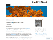 Tablet Screenshot of birdflygood.wordpress.com