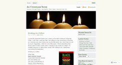 Desktop Screenshot of anuntitlednote.wordpress.com