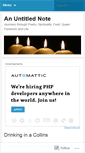 Mobile Screenshot of anuntitlednote.wordpress.com