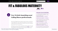 Desktop Screenshot of fitnfabpt.wordpress.com