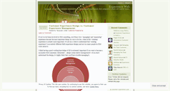Desktop Screenshot of experienceweb.wordpress.com