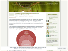 Tablet Screenshot of experienceweb.wordpress.com