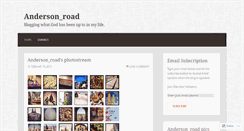 Desktop Screenshot of andersonroad.wordpress.com
