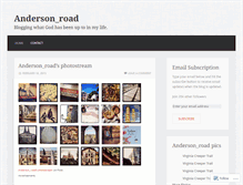 Tablet Screenshot of andersonroad.wordpress.com