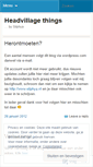 Mobile Screenshot of headvillage.wordpress.com