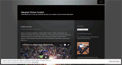Desktop Screenshot of marginalchickenscratch.wordpress.com