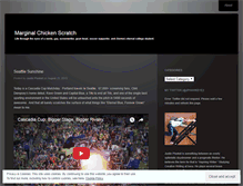 Tablet Screenshot of marginalchickenscratch.wordpress.com