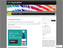 Tablet Screenshot of cphackermaster101webs.wordpress.com