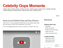Tablet Screenshot of celebrityoopsmoments.wordpress.com