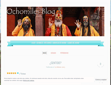 Tablet Screenshot of ochomiles.wordpress.com