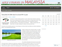 Tablet Screenshot of golfinmalaysia.wordpress.com