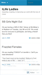 Mobile Screenshot of ilifeladies.wordpress.com