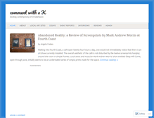 Tablet Screenshot of commentwithak.wordpress.com
