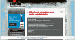 Desktop Screenshot of orissajee.wordpress.com