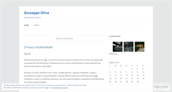 Desktop Screenshot of giuseppeoliva.wordpress.com