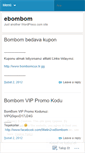 Mobile Screenshot of ebombom.wordpress.com