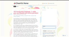 Desktop Screenshot of cheerfulhome.wordpress.com