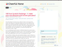 Tablet Screenshot of cheerfulhome.wordpress.com