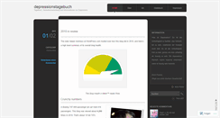 Desktop Screenshot of depressionstagebuch.wordpress.com