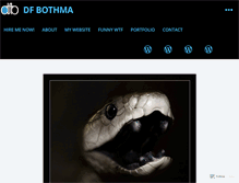 Tablet Screenshot of dfbothma.wordpress.com