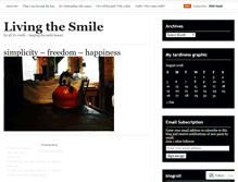 Tablet Screenshot of meplusasmile.wordpress.com