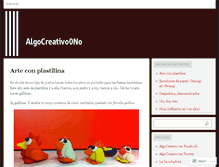 Tablet Screenshot of algocreativo.wordpress.com