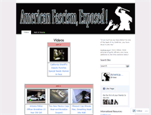 Tablet Screenshot of americanfascismexposed.wordpress.com