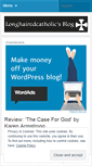Mobile Screenshot of longhairedcatholic.wordpress.com