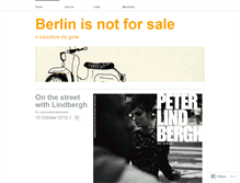 Tablet Screenshot of berlinisnotforsale.wordpress.com