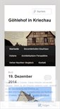 Mobile Screenshot of goehlehof.wordpress.com