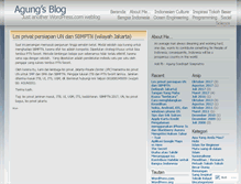 Tablet Screenshot of agungsukses.wordpress.com