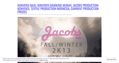 Desktop Screenshot of jacobskonveksibandungmurah.wordpress.com