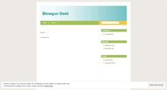 Desktop Screenshot of blowgungeek.wordpress.com