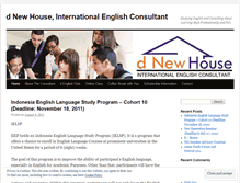 Tablet Screenshot of dnewhouse.wordpress.com