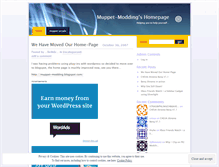 Tablet Screenshot of muppetmodding.wordpress.com